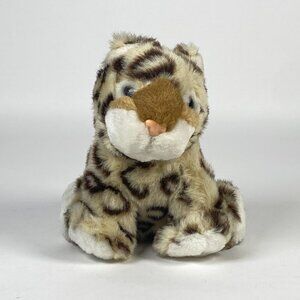 Kids of America Corp. Snow Leopard Cub Plush Stuffed Animal Toy 7" Tall